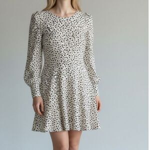 Row A Women's Floral Long Sleeve Dress